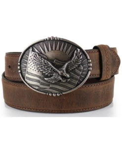 Cody James Men's Patriotic Eagle Leather Belt -Cowboy Boots & Accessories Deals Store 1202H8 41 P1