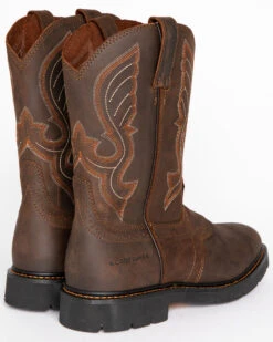 Cody James Men's Western Pull On Work Boots - Round Toe -Cowboy Boots & Accessories Deals Store 2000172363 200 BK