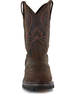 Cody James Men's Western Pull On Work Boots - Round Toe -Cowboy Boots & Accessories Deals Store 2000172363 200 FT