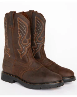 Cody James Men's Western Pull On Work Boots - Round Toe -Cowboy Boots & Accessories Deals Store 2000172363 200 P1