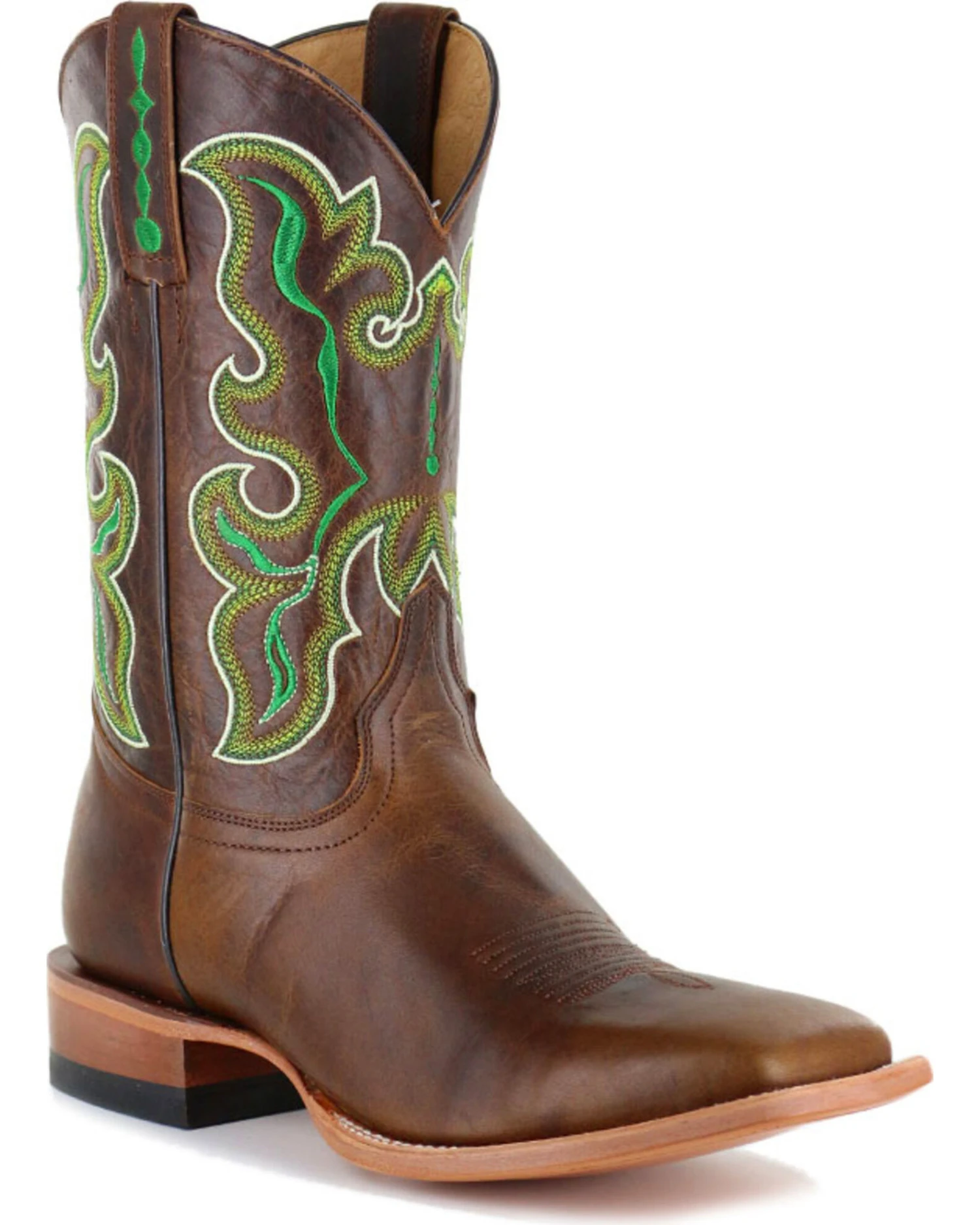 Cody James Men's Damiano Embroidered Western Boots - Broad Square Toe 3 Cody James Men's Damiano Embroidered Western Boots - Broad Square Toe - Image 3