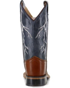 Cody James Boys' Lightening Embroidered Western Boots - Square Toe -Cowboy Boots & Accessories Deals Store 2000207292 200 BK