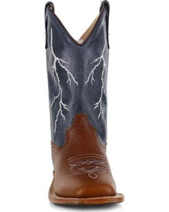 Cody James Boys' Lightening Embroidered Western Boots - Square Toe -Cowboy Boots & Accessories Deals Store 2000207292 200 FT
