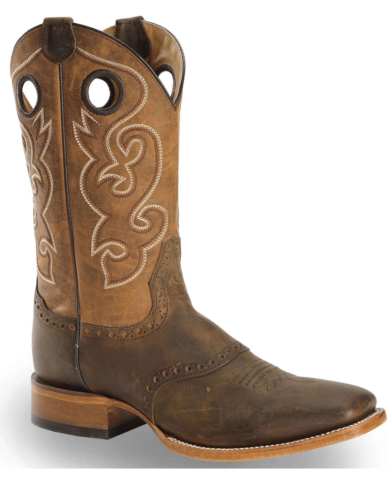 Cody James Men's Saddle Vamp Western Boots - Broad Square Toe 6 Cody James Men's Saddle Vamp Western Boots - Broad Square Toe - Image 6