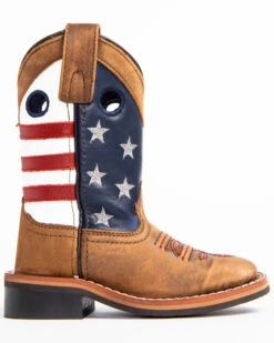 Cody James Boys' USA Flag Western Boots - Broad Square Toe -Cowboy Boots & Accessories Deals Store 2000253465 200 P2