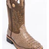 Cody James Little Boys' Gator Print Western Boots - Broad Square Toe