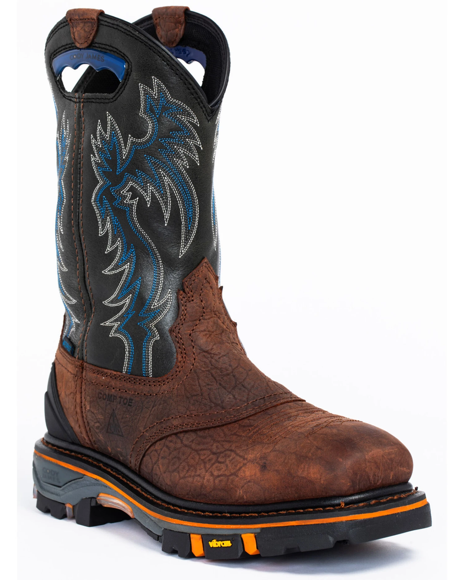 Cody James Men's Decimator Waterproof Western Work Boots - Nano Composite Toe 2 Cody James Men's Decimator Waterproof Western Work Boots - Nano Composite Toe - Image 2