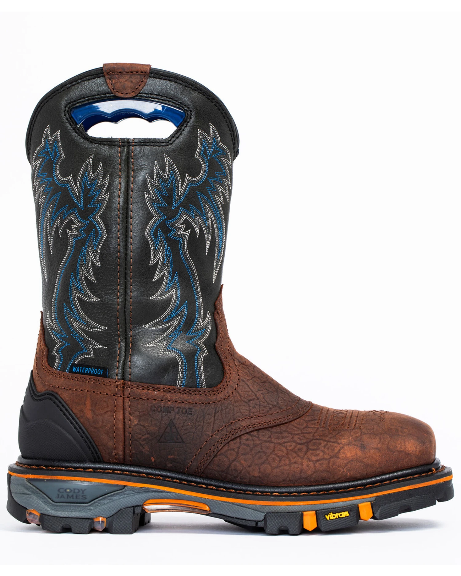 Cody James Men's Decimator Waterproof Western Work Boots - Nano Composite Toe 4 Cody James Men's Decimator Waterproof Western Work Boots - Nano Composite Toe - Image 4