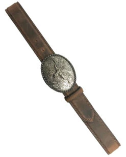 Cody James Men's Longhorn Berry Edge Buckle Belt