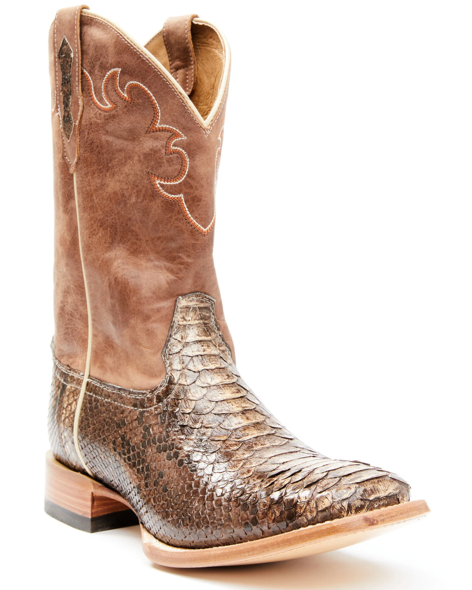 Cody James Men's Exotic Python Western Boots - Broad Square Toe 6 Cody James Men's Exotic Python Western Boots - Broad Square Toe - Image 6