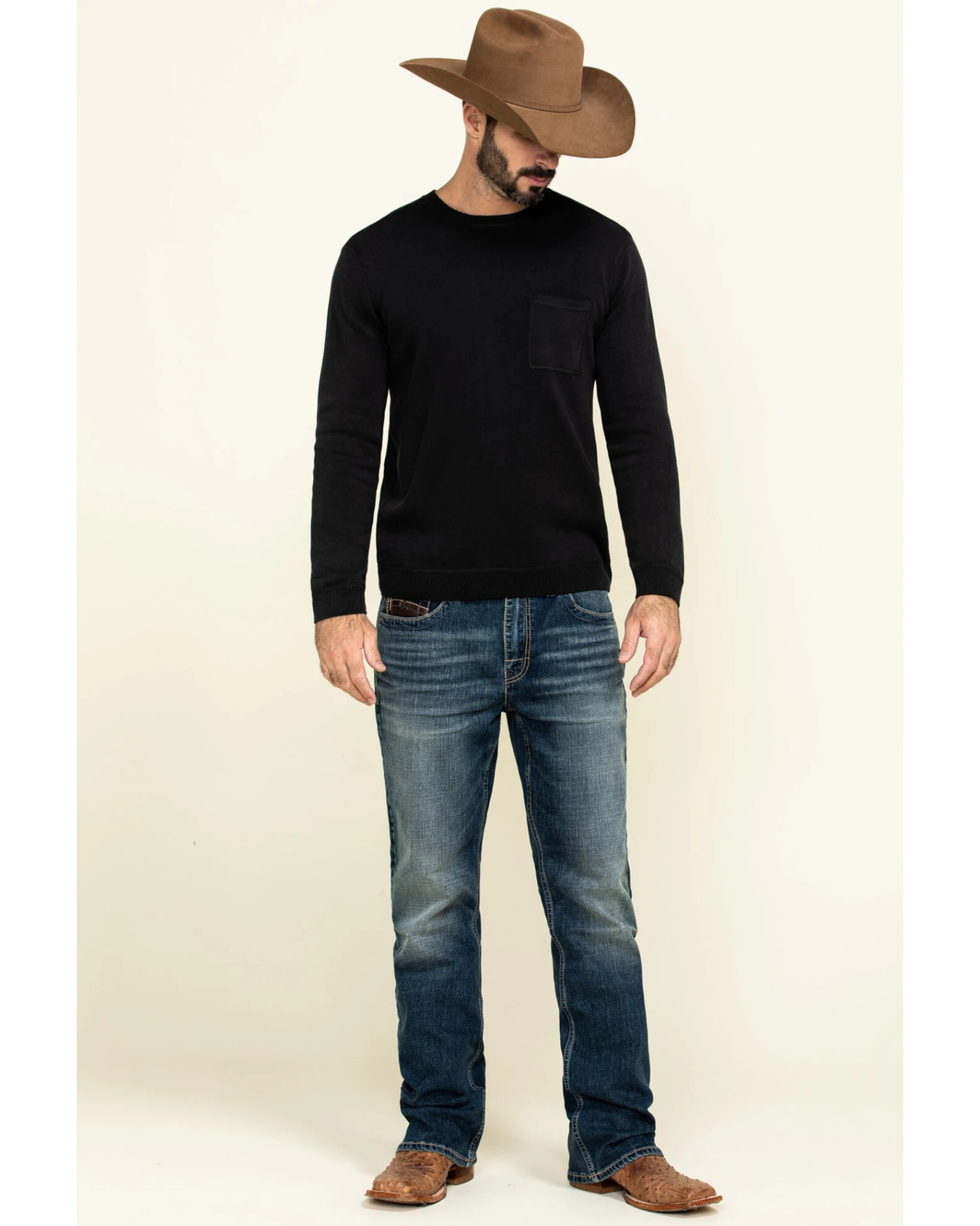 Cody James Core Men's Sundance Medium Wash Stretch Slim Bootcut Jeans 5 Cody James Core Men's Sundance Medium Wash Stretch Slim Bootcut Jeans - Image 5