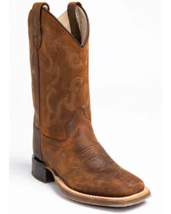 Cody James Boys' Full-Grain Leather Western Boots - Square Toe -Cowboy Boots & Accessories Deals Store 2000291622 200 P1