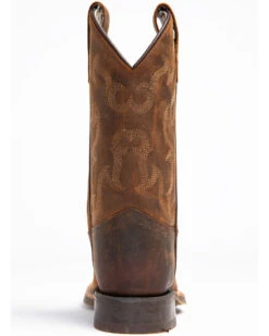 Cody James Boys' Full-Grain Leather Western Boots - Square Toe
