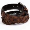 Cody James Men's Brown Pirarucu Exotic Belt
