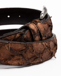 Cody James Men's Brown Pirarucu Exotic Belt -Cowboy Boots & Accessories Deals Store 2000291696 200 P4