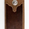 Cody James Men's Hair On Praying Cowboy Leather Checkbook Wallet