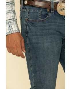 Cody James Men's High Roller Stackable Stretch Straight Medium Wash Jeans -Cowboy Boots & Accessories Deals Store 2000295743 400 P4