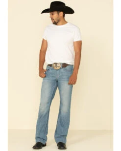 Cody James Men's Hamshackle Light Wash Stretch Relaxed Boot Jeans -Cowboy Boots & Accessories Deals Store 2000295747 400 P5