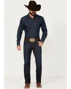 Cody James Men's Night Hawk Basic Medium Wash Stretch Slim Straight Jeans -Cowboy Boots & Accessories Deals Store 2000308344 400 P1