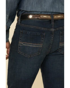 Cody James Men's Switchback Dark Wash Stretch Slim Bootcut Jeans -Cowboy Boots & Accessories Deals Store 2000308347 400 P5