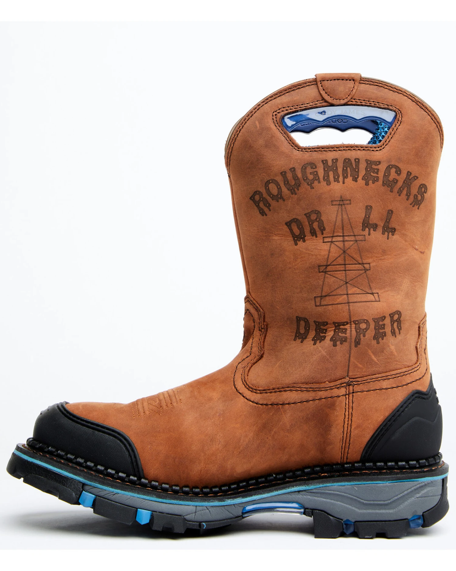 Cody James Men's 11" Decimator Waterproof Western Work Boots - Nano Composite Toe 2 Cody James Men's 11" Decimator Waterproof Western Work Boots - Nano Composite Toe - Image 2