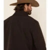 Cody James Men's Brown Steamboat Softshell Bonded Zip Front Jacket