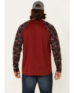 Cody James Men's FR Chili Long Sleeve Work Raglan T-Shirt -Cowboy Boots & Accessories Deals Store 2000325705 641 P4