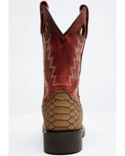 Cody James Boys' Reptile Print Western Boots - Broad Square Toe