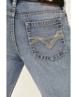 Cody James Men's Mustang Light Wash Stretch Slim Straight Jeans -Cowboy Boots & Accessories Deals Store 2000341540 400 P4 1