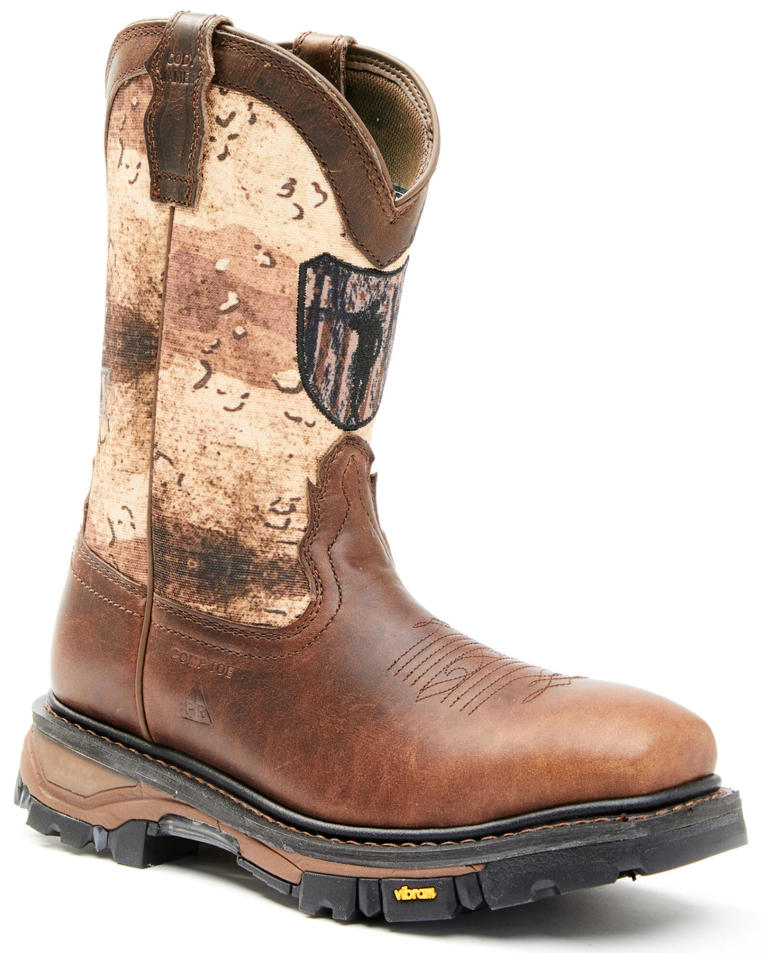 Cody James Men's Camo Flag Decimator Work Boot - Composite Toe 1 Cody James Men's Camo Flag Decimator Work Boot - Composite Toe