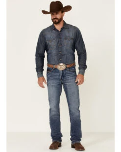 Cody James Core Men's Bannon Dark Wash Stretch Slim Straight Jeans -Cowboy Boots & Accessories Deals Store 2000342638 400 P1