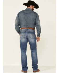 Cody James Men's Finley Light Wash Stackable Stretch Regular Straight Jeans -Cowboy Boots & Accessories Deals Store 2000342921 400 P4