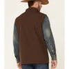 Cody James Core Men's Bonded Wrightwood Zip-Front Softshell Vest - Big & Tall