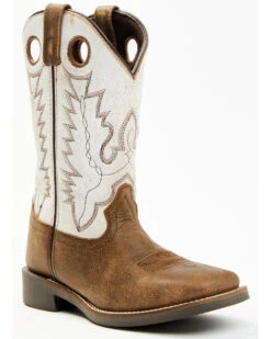 Cody James Boys' Pull On Leather Western Boots - Broad Square Toe -Cowboy Boots & Accessories Deals Store 2000346554 200 P1