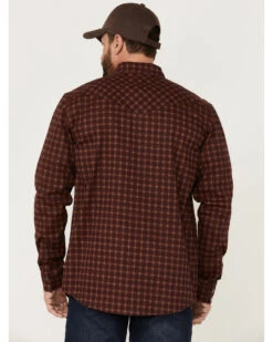 Cody James Men's FR Tartan Plaid Print Long Sleeve Snap Work Shirt