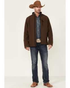 Cody James Core Men's Camo Print Logo Sleeve Zip-Front Steamboat Jacket -Cowboy Boots & Accessories Deals Store 2000350759 200 P2