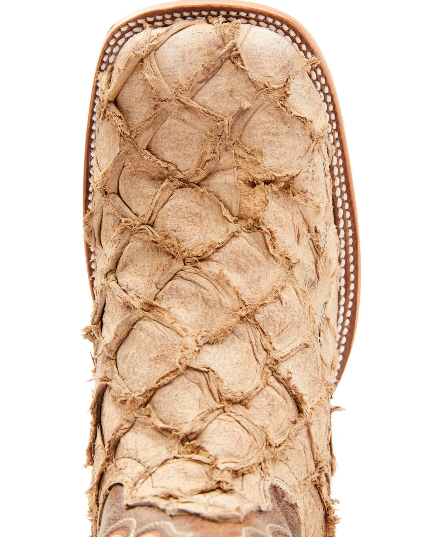 Cody James Men's Exotic Pirarucu Western Boots - Broad Square Toe 2 Cody James Men's Exotic Pirarucu Western Boots - Broad Square Toe - Image 2