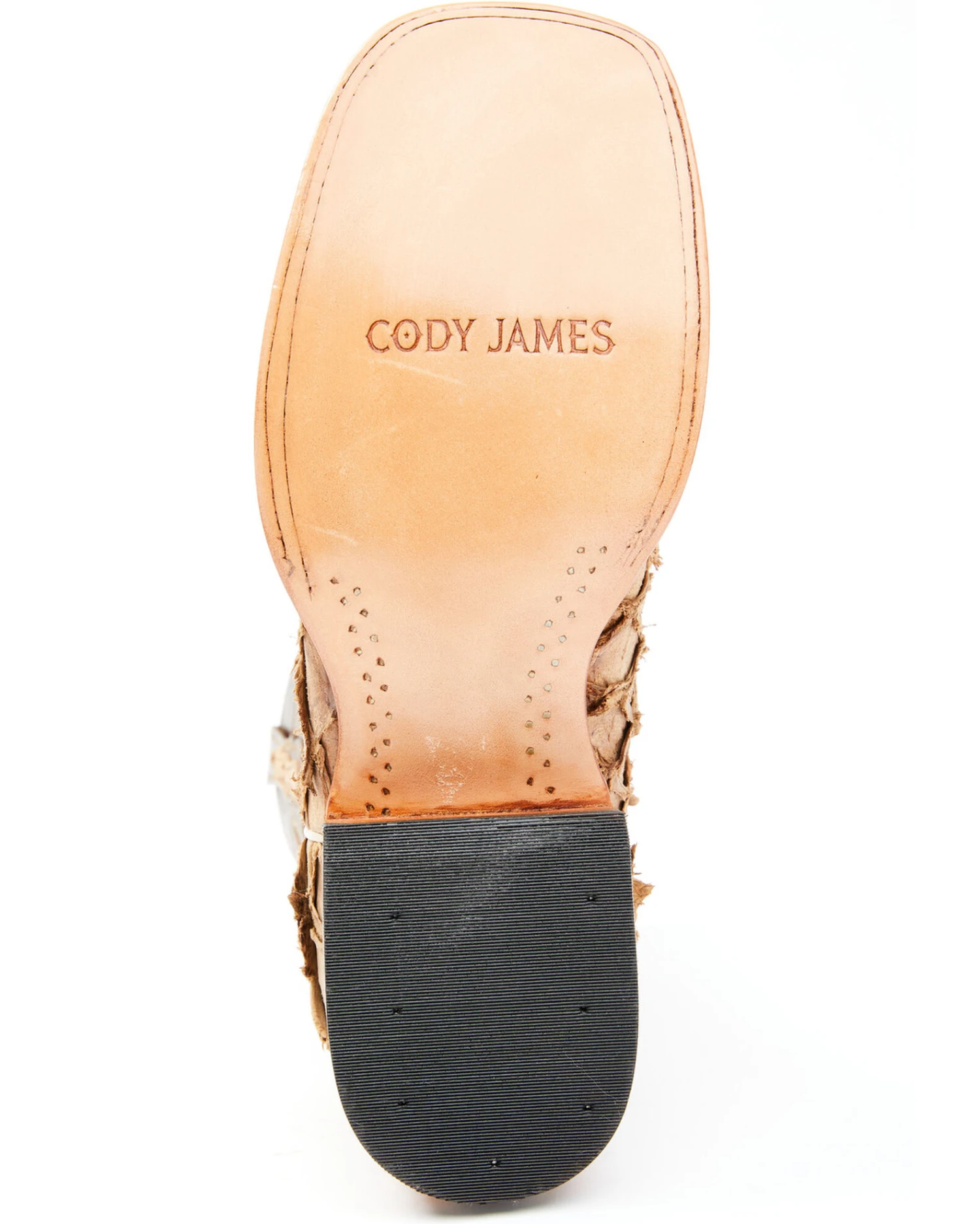 Cody James Men's Exotic Pirarucu Western Boots - Broad Square Toe 3 Cody James Men's Exotic Pirarucu Western Boots - Broad Square Toe - Image 3