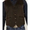 Cody James Men's Pancho Villa Oilskin Button-Front Western Vest