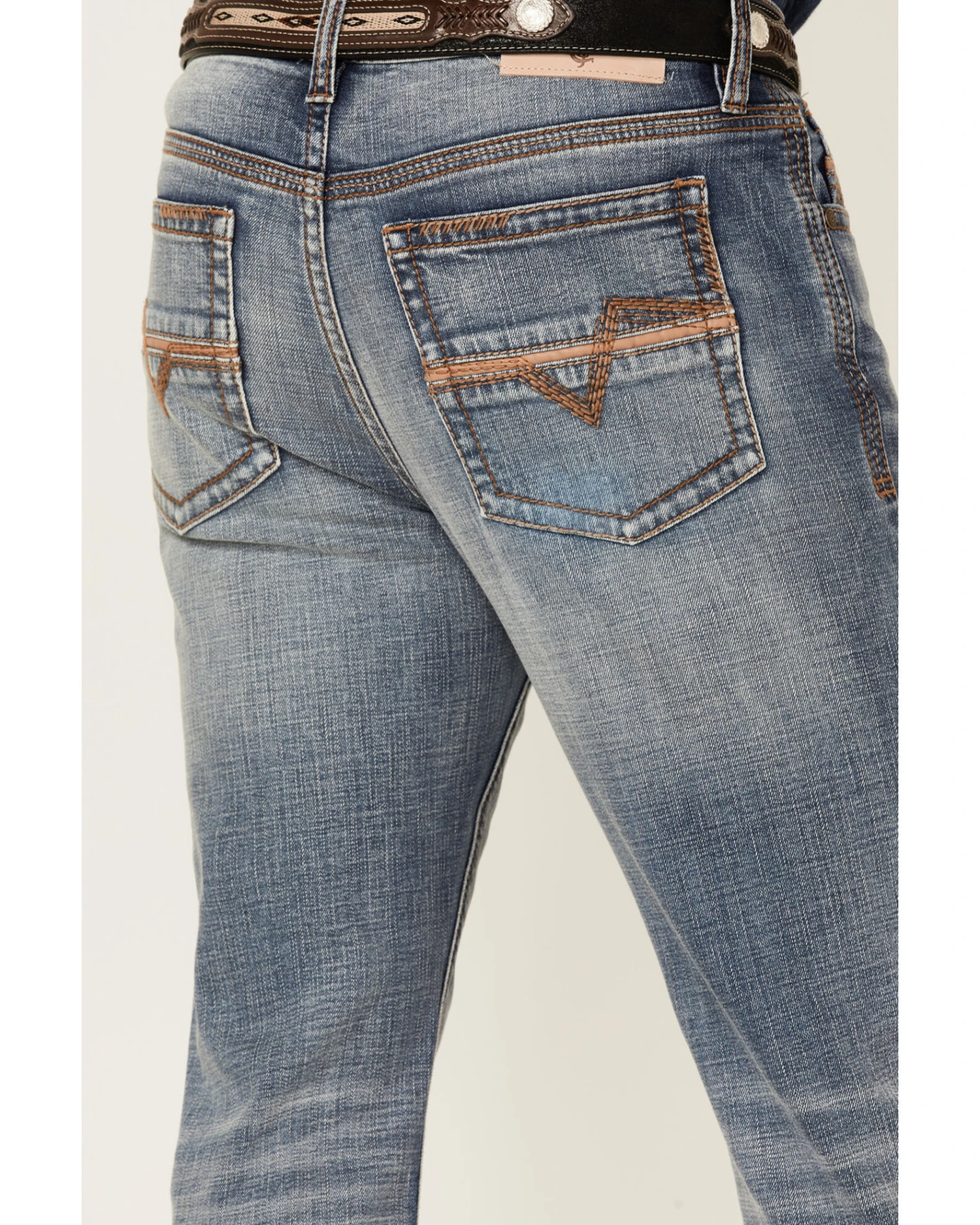 Cody James Core Men's Bear Down Light Wash Stretch Slim Bootcut Jeans 4 Cody James Core Men's Bear Down Light Wash Stretch Slim Bootcut Jeans - Image 4