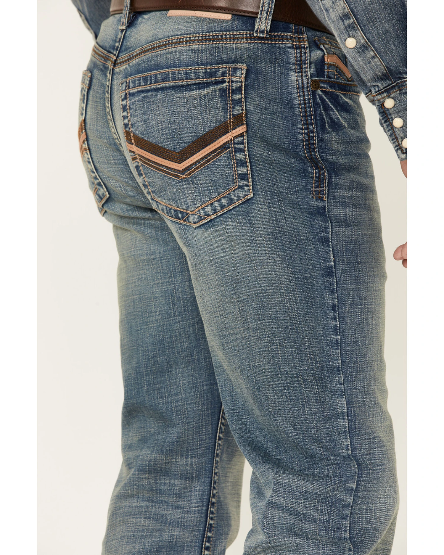 Cody James Core Men's Whistle Medium Wash Stretch Stackable Straight Jeans 2 Cody James Core Men's Whistle Medium Wash Stretch Stackable Straight Jeans - Image 2