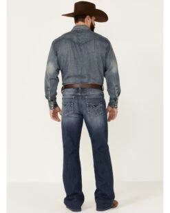 Cody James Men's Double Kicker Medium Dark Wash Stretch Relaxed Bootcut Jeans 6 Cody James Men's Double Kicker Medium Dark Wash Stretch Relaxed Bootcut Jeans -Cowboy Boots & Accessories Deals Store 2000351797 400 P3