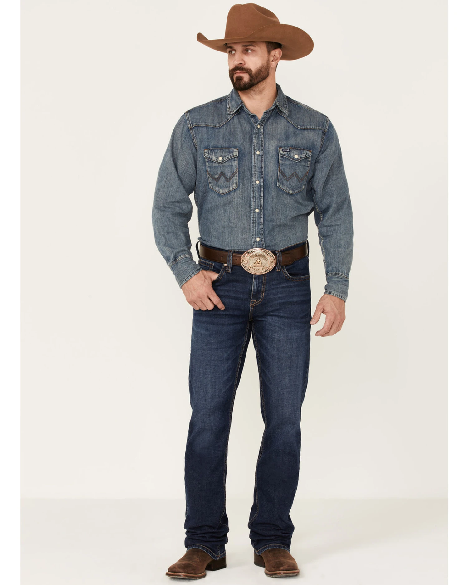 Cody James Men's Morgan Dark Wash Stretch Stackable Straight Leg Jeans 2 Cody James Men's Morgan Dark Wash Stretch Stackable Straight Leg Jeans - Image 2