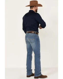 Cody James Men's Roughstock Medium Wash Rigid Slim Straight Jeans