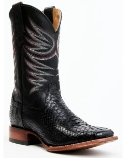 Cody James Men's Matte Python Exotic Western Boots - Broad Square Toe -Cowboy Boots & Accessories Deals Store 2000356759 001 P1