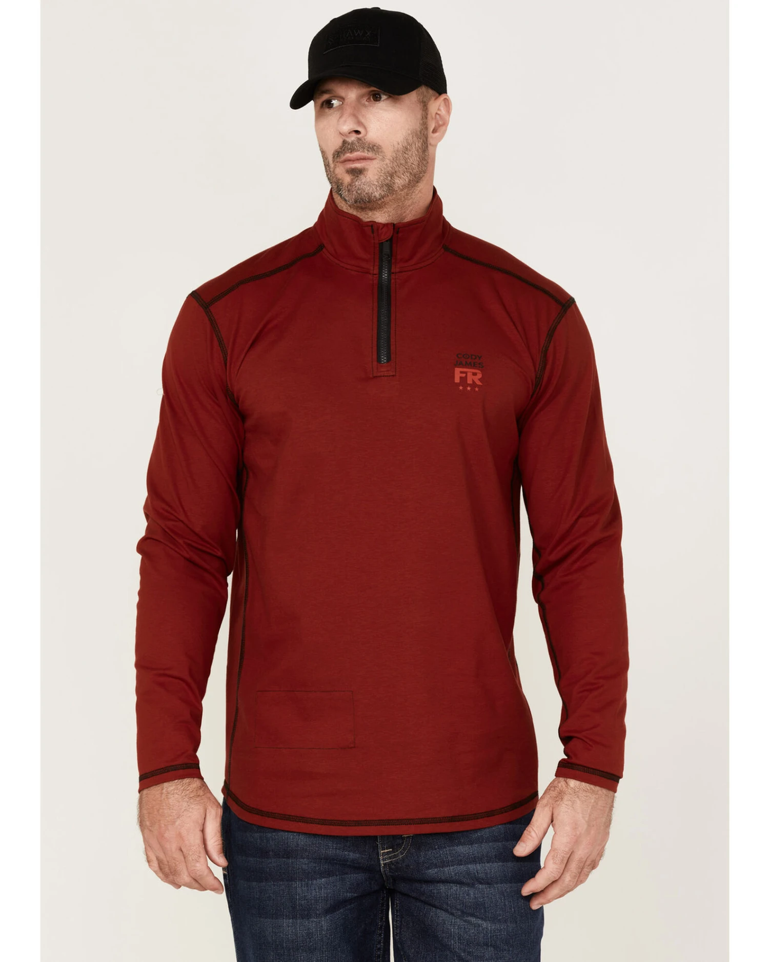 Cody James Men's FR Knit 1/4 Zip-Front Work Pullover 4 Cody James Men's FR Knit 1/4 Zip-Front Work Pullover - Image 4