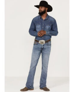 Cody James Men's Colt Stretch Slim Bootcut Jeans -Cowboy Boots & Accessories Deals Store 2000359374 414 P1
