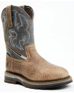 Cody James Men's Disruptor Tyche Eccentric Soft Pull On Work Boots - Round Toe -Cowboy Boots & Accessories Deals Store 2000359435 020 P1