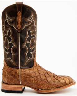 Cody James Men's Exotic Pirarucu Skin Western Boots - Broad Square Toe -Cowboy Boots & Accessories Deals Store 2000360835 200 P2