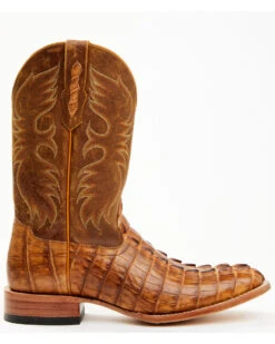 Cody James Men's Caiman Cognac 12" Exotic Western Boots - Broad Square Toe -Cowboy Boots & Accessories Deals Store 2000366182 280 P2